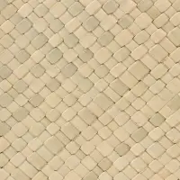 Сумка плетёная на застёжке из пандана, 30&times;10&times;35 см, бежево-коричневая