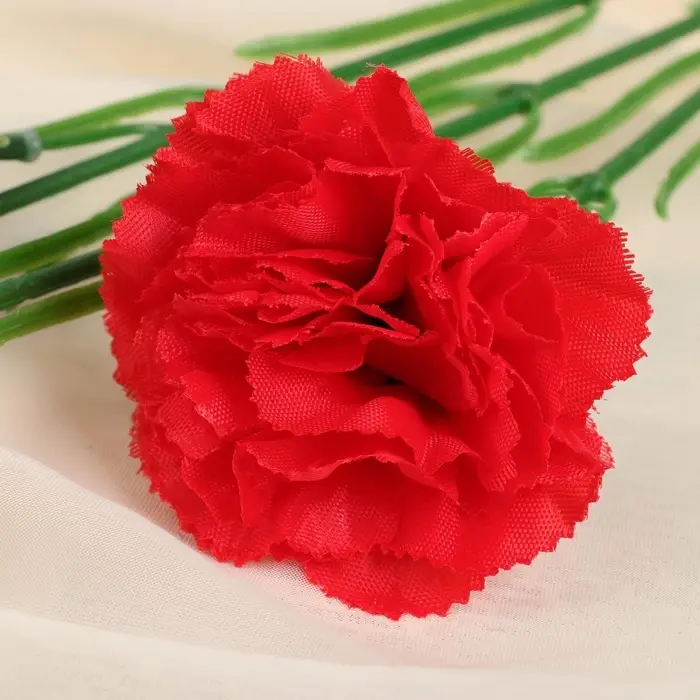 Цветы искусственные &laquo;Куст гвоздики&raquo;, h=70 см, d=7 см, МИКС