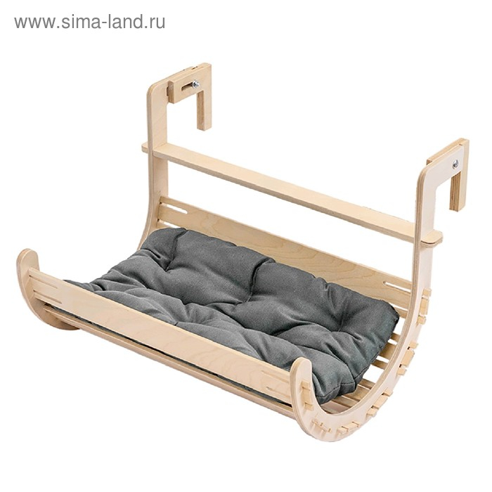 Гамак на батарею с лежанкой, разборный, полированная фанера, 51 х 45 х 34 см, микс цветов Гамак на батарею с лежанкой, разборный, полированная фанера, 51 х 45 х 34 см, микс цветов