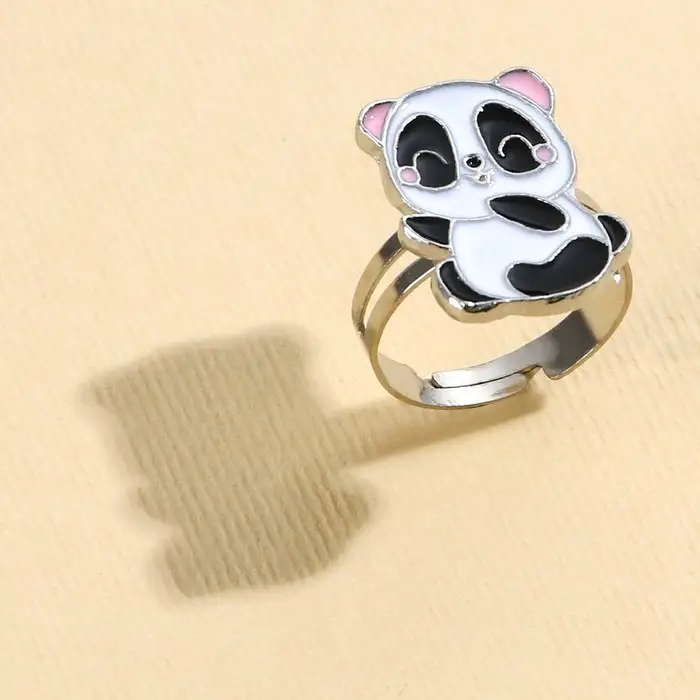 Кольцо «Панда», 1,5 х 1 х 2 см , 20 штук Кольцо «Панда», 1,5 х 1 х 2 см , 20 штук