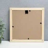 Фоторамка 15х15  см белое дерево № 5