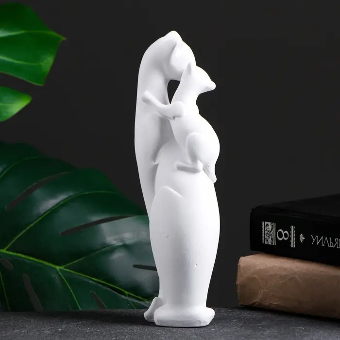 Фигурка гипс &laquo;Мама кошка&raquo;, 21&times;7&times;7 см