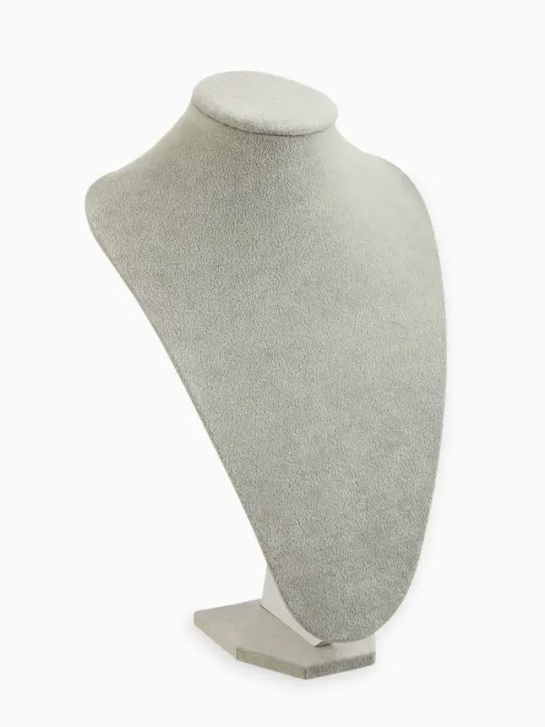 Бюст для украшений QF, 23&times;17&times;35 см, h=35 см, серый