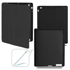 Чехол-книжка для iPad 2/3/4 Smart Сase (Pencil) Black №8