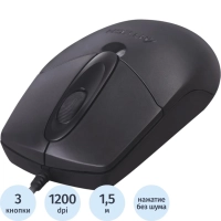 Мышь компьютерная A4Tech OP-720S черный (1200dpi) silent USB/3but