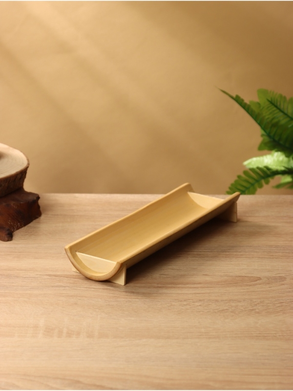 Блюдо 25 см, бамбук