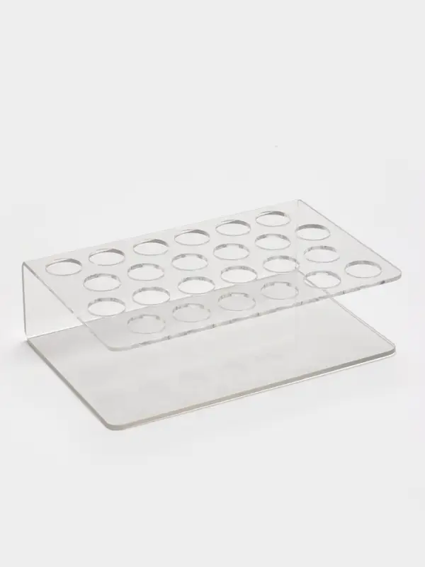 Подставка под тушь на 24 позиции, 19.5&times;12.5&times;5.8 см, оргстекло 2 мм