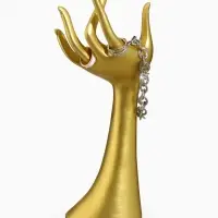 Подставка для украшений QF &laquo;Рука&raquo;, 9.5&times;7&times;24, цвет золото