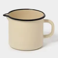 Круж.с нос.б/к 1л (слоновая)Без декора