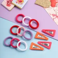 Набор для волос «Аделия»: 10 резинок 3 см, 4 невидимки 3.5 см, колор, МИКС