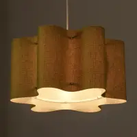 Светильник подвесной BayerLux &laquo;Лаура&raquo;, Е27, 15 Вт, зелёный, 42&times;42&times;22.5-122 см