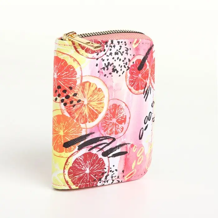 Кошелёк детский &laquo;Апельсины&raquo;, на молнии, разноцветный