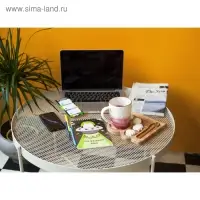 Кружка Доляна &laquo;Космос&raquo;, 400 мл, фарфор, белая, красная