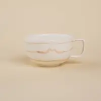 Чайная пара SL Home &laquo;Гато&raquo;, 270 мл, фарфор, белая