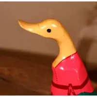 Сувенир &laquo;Утка в сланцах&raquo;, 25 см, дерево