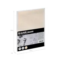 Бумага для черчения А4, 20 листов, ErichKrause, пласт папка
