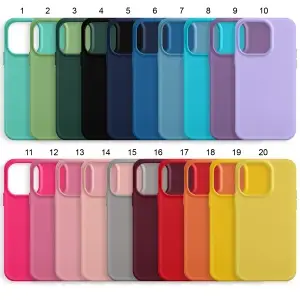 Чехол для iPhone 14 Pro Silicone WS (без лого, в прозрачном пакете)