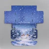 Коробка подарочная, самосборная &laquo;Зимний город&raquo;,30.7&times;22&times;9.5 см
