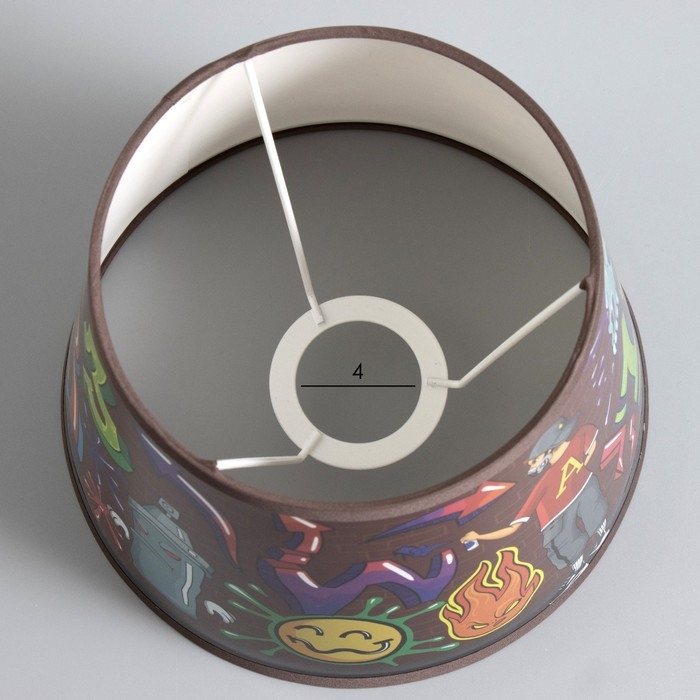 Абажур "Граффити" Е27 20х20х15 см