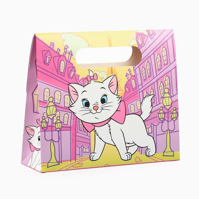 Пакет-коробка, Коты аристократы, 24х20х7 см Пакет-коробка, Коты аристократы, 24х20х7 см