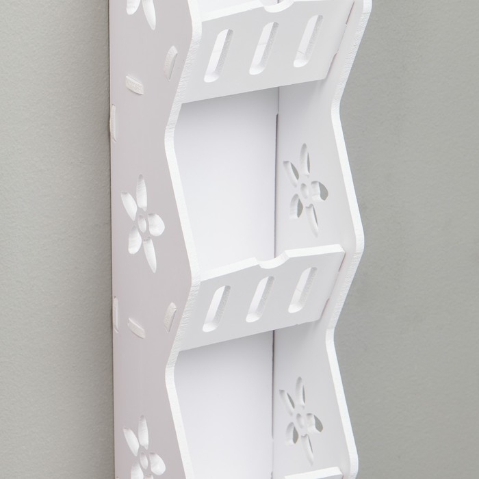 Полка для ванной комнаты 11 х 9 х 43 см, пластик Полка для ванной комнаты 11 х 9 х 43 см, пластик