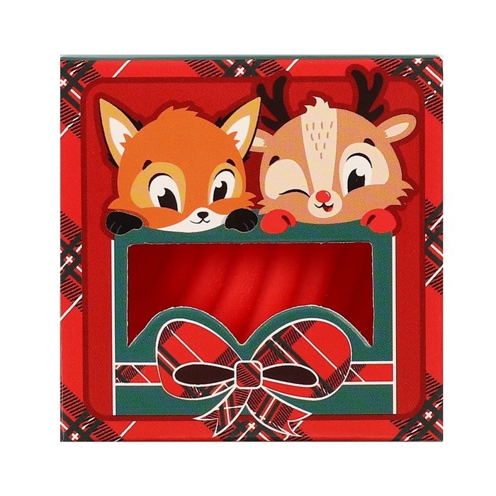 Развивающий тактильный мячик «Веселые друзья», Новогодняя подарочная упаковка, 1 шт., цвет МИКС, Крошка Я Развивающий тактильный мячик «Веселые друзья», Новогодняя подарочная упаковка, 1 шт., цвет МИКС, Крошка Я