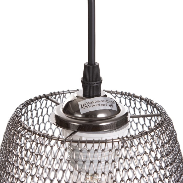 Светильник Светильник "Бенни" 1х40Вт Е27 Черный 20х20х80(20)см