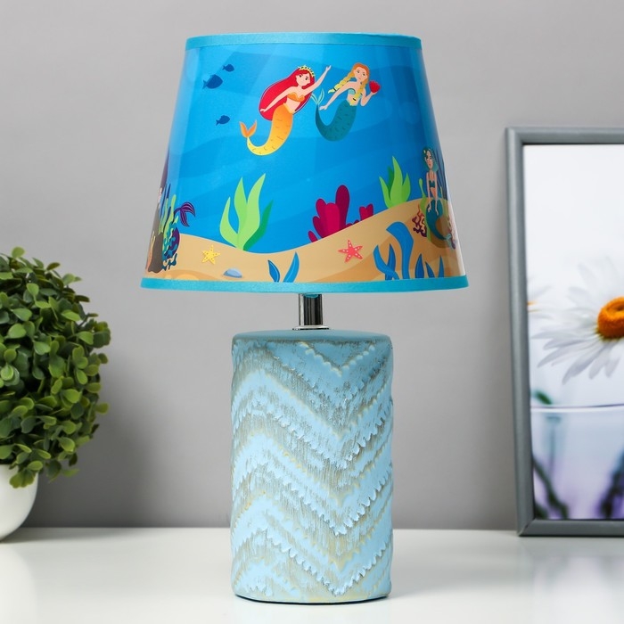 Настольная лампа  Настольная лампа "Русалки" Е14 15Вт 20х20х34 см RISALUX