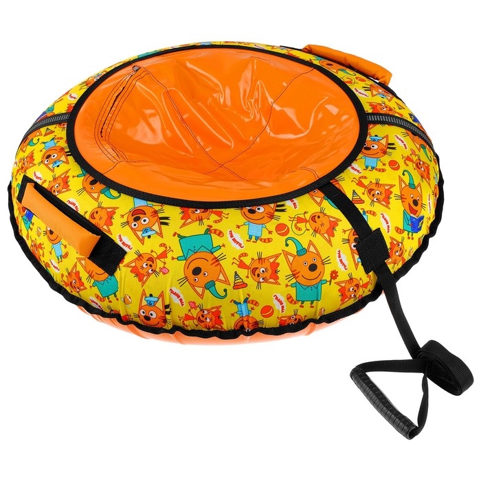 Тюбинг-ватрушка «Три кота», ТБ2-80/ТК, диаметр чехла 85 см Тюбинг-ватрушка «Три кота», ТБ2-80/ТК, диаметр чехла 85 см