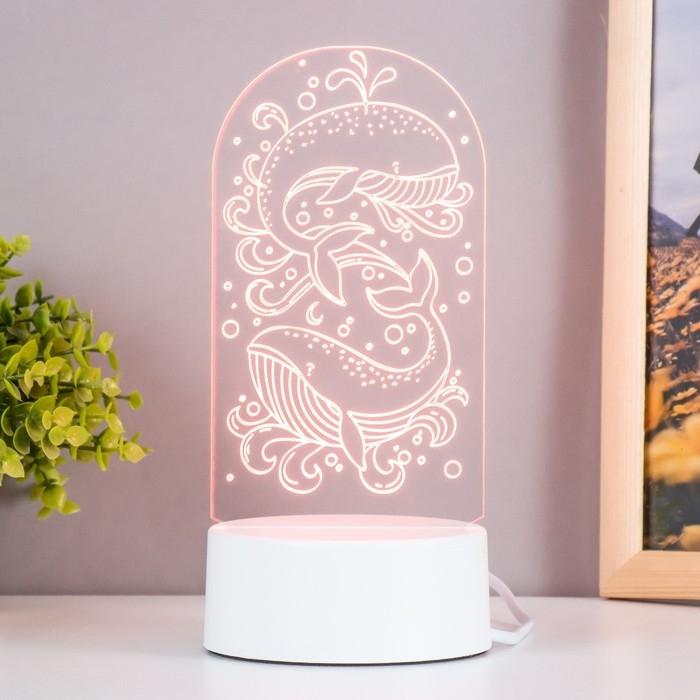 Светильник Светильник "Кит" LED белый 8,5х9,5х16 см RISALUX