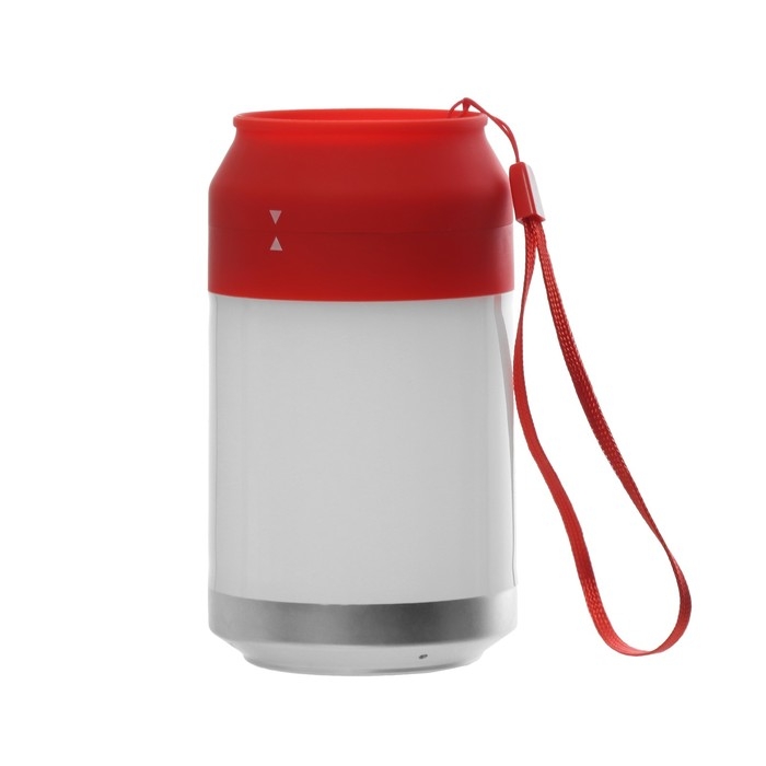 Ночник Ночник "Фоси" LED 5 режимов от батареек 3хААА бело-красный 6,5х6,5х11,5 см