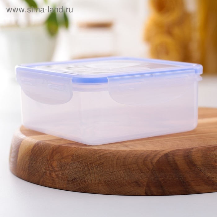Контейнер пищевой 900 мл с герметичной крышкой , цвет МИКС Контейнер пищевой 900 мл с герметичной крышкой , цвет МИКС