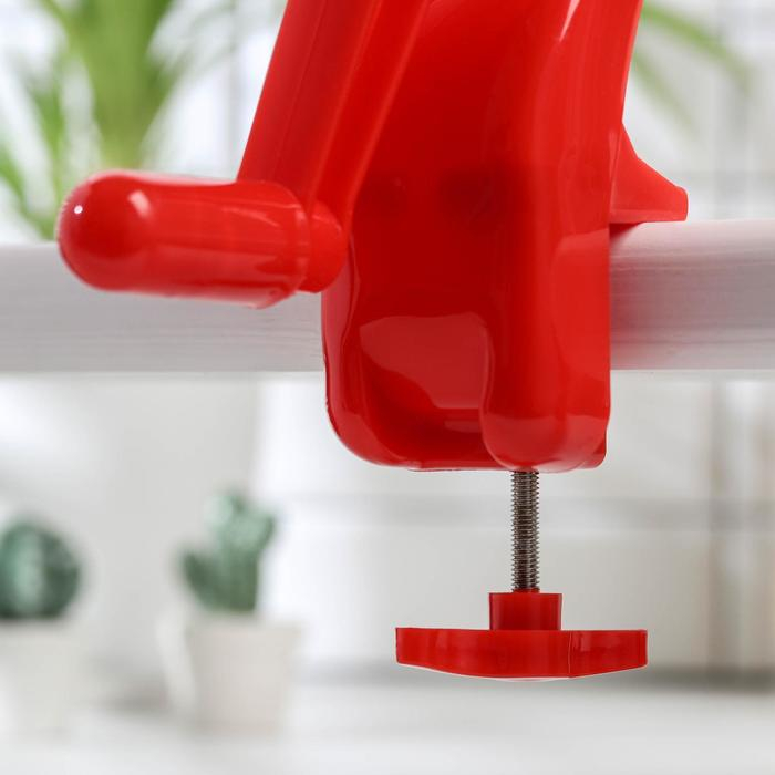 Соковыжималка для томатов Доляна, 27 см, цвет красный Соковыжималка для томатов Доляна, 27 см, цвет красный