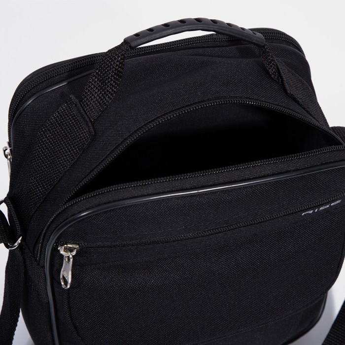 Сумка мужская RISE, цвет чёрный Сумка мужская RISE, цвет чёрный