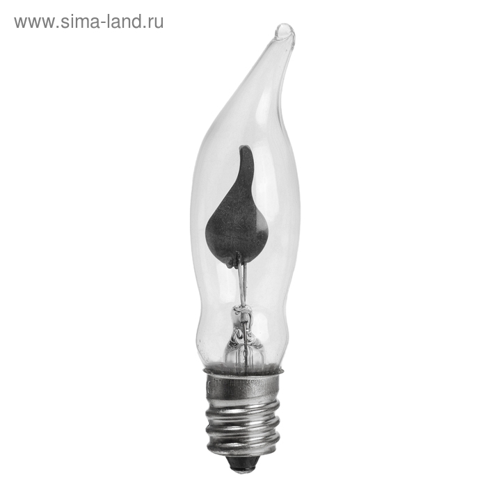 Лампа накаливания для рождественской горки с эффектом пламени, 1.5 Вт, цоколь Е12, 2 шт Лампа накаливания для рождественской горки с эффектом пламени, 1.5 Вт, цоколь Е12, 2 шт