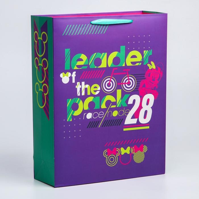 Пакет подарочный, 31х40х11 см, упаковка, Микки Маус