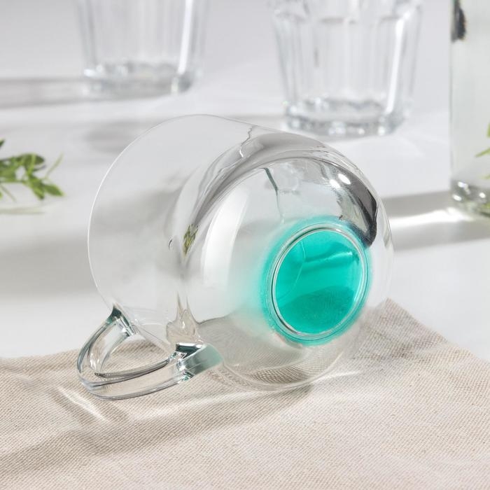 Кружка стеклянная &laquo;Грамине&raquo;, 300 мл, цвет МИКС