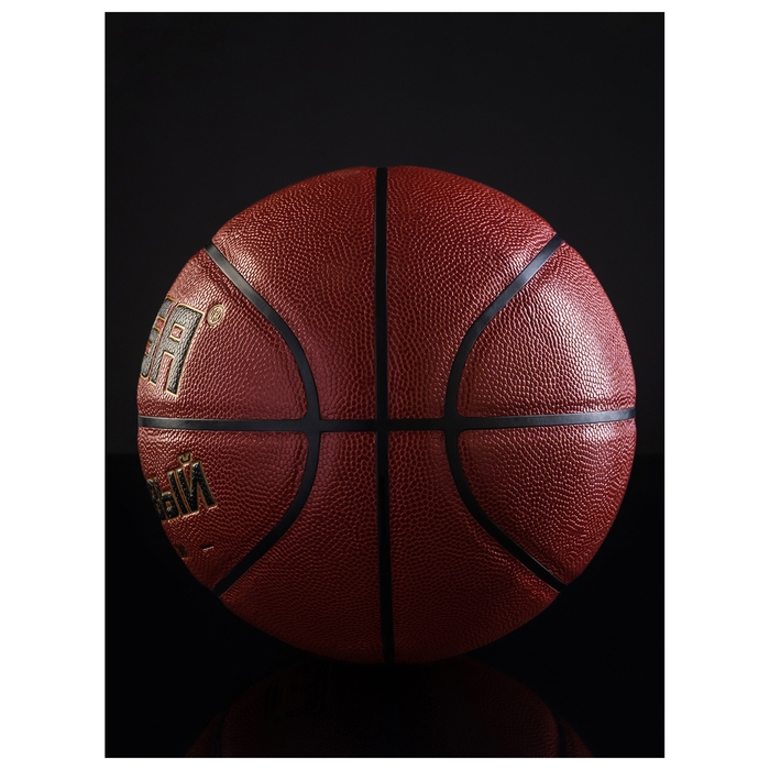 Баскетбольный мяч MINSA, матчевый, клееный, 8 панелей, р. 7, microfiber PU Баскетбольный мяч MINSA, матчевый, клееный, 8 панелей, р. 7, microfiber PU