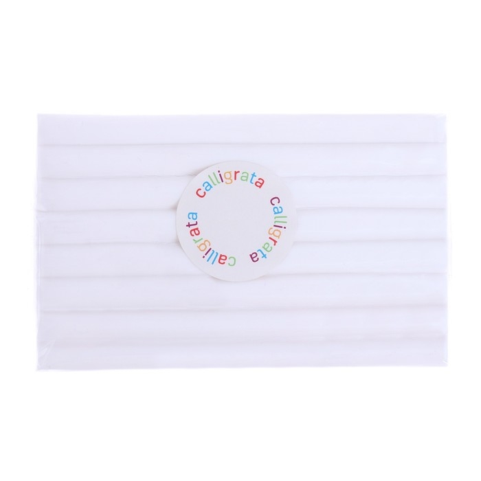 Полимерная глина Calligrata, 250 г, цвет белый Полимерная глина Calligrata, 250 г, цвет белый