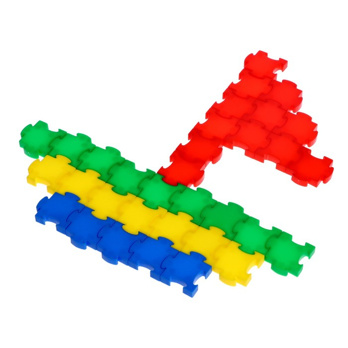 Конструктор обучающий «Умные пазлы», 138 деталей, набор карточек Конструктор обучающий «Умные пазлы», 138 деталей, набор карточек