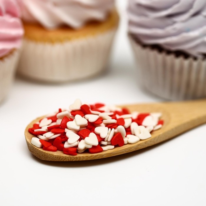 Кондитерская посыпка  Кондитерская посыпка "Сердце", к/б, 50 г