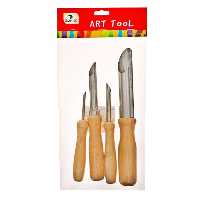 Набор инструментов для лепки Calligrata, 4 штуки, 21,5 мм, 10,5 мм, 7,3 мм, 3,2 мм Набор инструментов для лепки Calligrata, 4 штуки, 21,5 мм, 10,5 мм, 7,3 мм, 3,2 мм