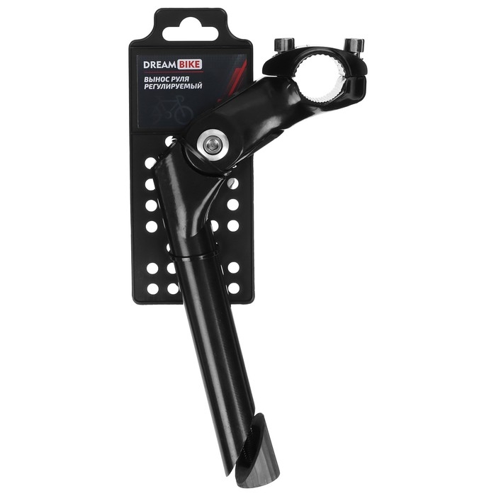 Вынос руля Dream Bike, 1 Вынос руля Dream Bike, 1"х25.4х180 мм, резьбовой, алюминий, регулируемый, цвет чёрный
