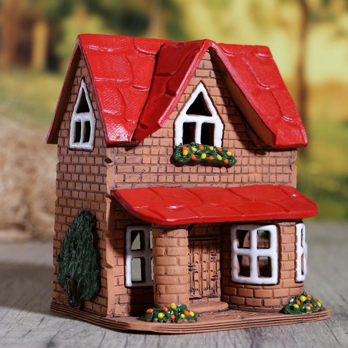 Аромалампа Домик «Причуда», 12 см, ручная работа, микс Аромалампа Домик «Причуда», 12 см, ручная работа, микс