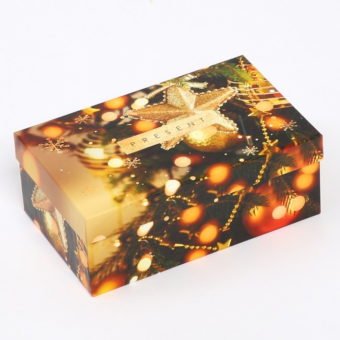 Набор коробок подарочных 15 в 1 «С Новым годом», 12 х 7 х 4 см - 46,6 х 35,2 х 17.5 см, Новый год