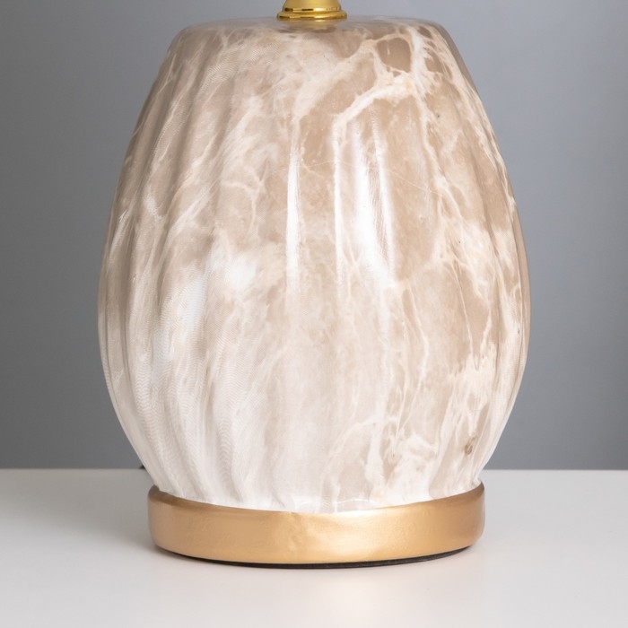 Лампа настольная Лампа настольная "Валерия" 1х40Вт Е14 коричневый 20х20х31см