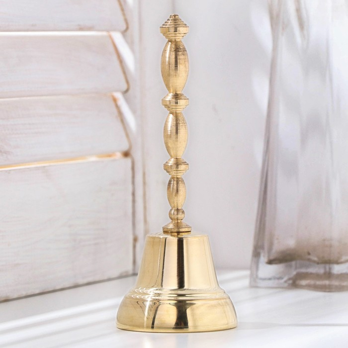 Колокольчик Валдайский  Колокольчик Валдайский "Позвонок №4", полированный, с длинной ручкой, d=48 мм