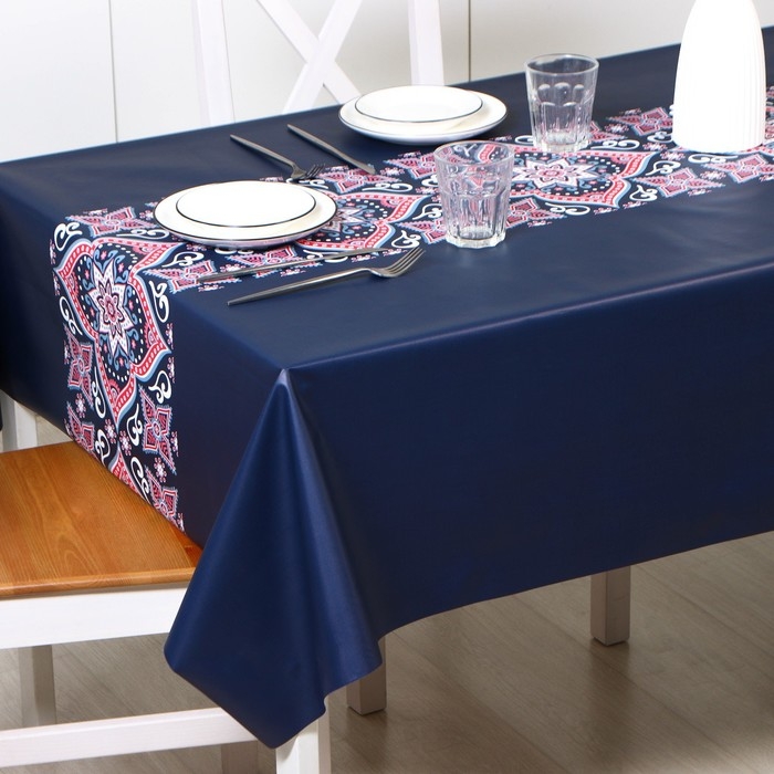 Клеёнка на стол, на тканевой основе, рулон 20 метров, ширина 137 см Клеёнка на стол, на тканевой основе, рулон 20 метров, ширина 137 см