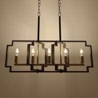 Люстра 2739/5 E14 40Вт черно-золотой 29,5х7,8х25-97 см BayerLux