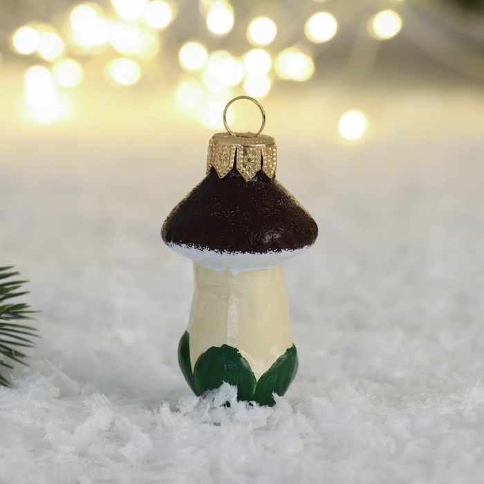 Ёлочная игрушка Ёлочная игрушка "Грибочек-06" 6,8 см